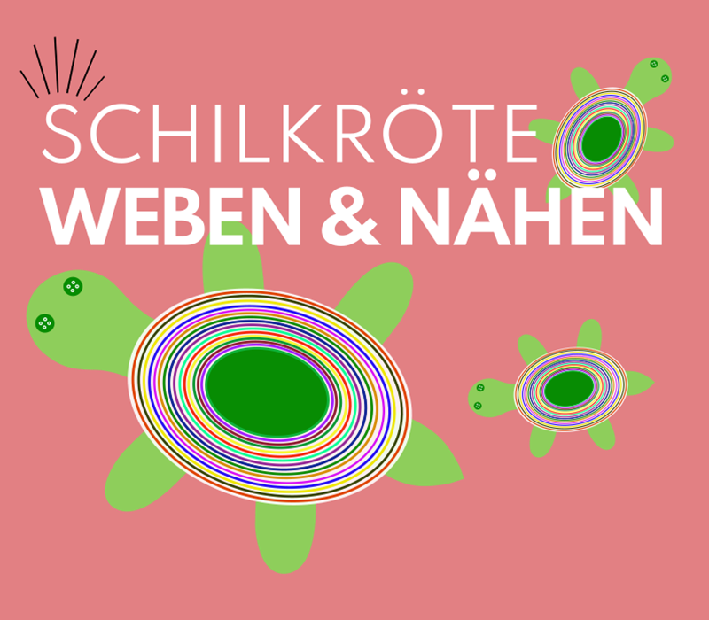 Nähkurs mit Weben für Kinder: Wir weben und nähen eine Schildkröte, nähPUNKT in Karlsruhe