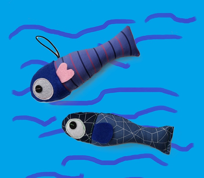 Stofftiere und Fische nähen, Nähkurs bei nähPUNKT Karlsruhe