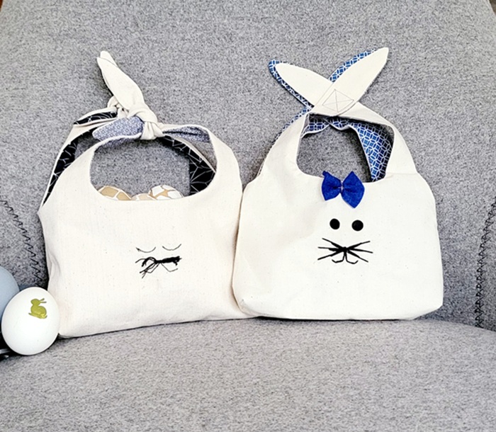 Nähen an Ostern, Hasentasche, Nähkurs bei nähPUNKT Karlsruhe
