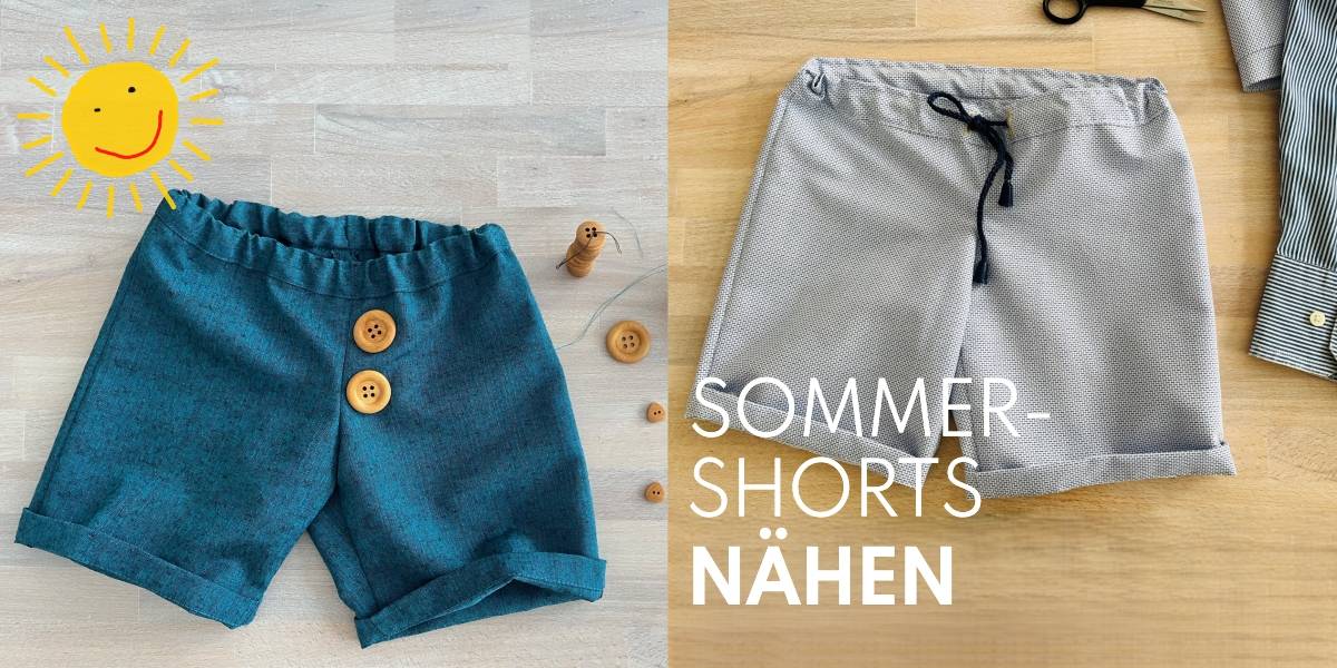 Kinder-Ferien-Nähkurs bei nähPUNKT, Karlsruhe (Shorts im Nähkurs nähen)